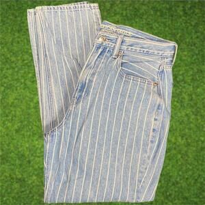 Size 6 american eagle striped jeans